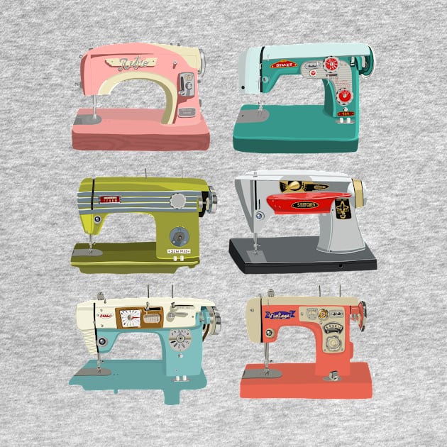 Vintage sewing machines by jenblove